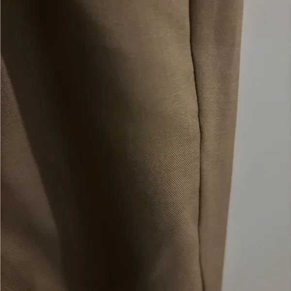 Timeless form tan‎ pants. Buckles on waist. - Image 5
