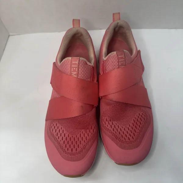 TIEM Slipstream Women’s Indoor Cycling Shoes Size 7 Coral Pink SPD Cleats - Image 5