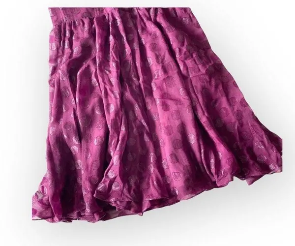 new Guess 𖦹 Chiffon Strapless Polka Dot Cocktail Dress 𖦹 Amethyst Purple 𖦹 - Image 4