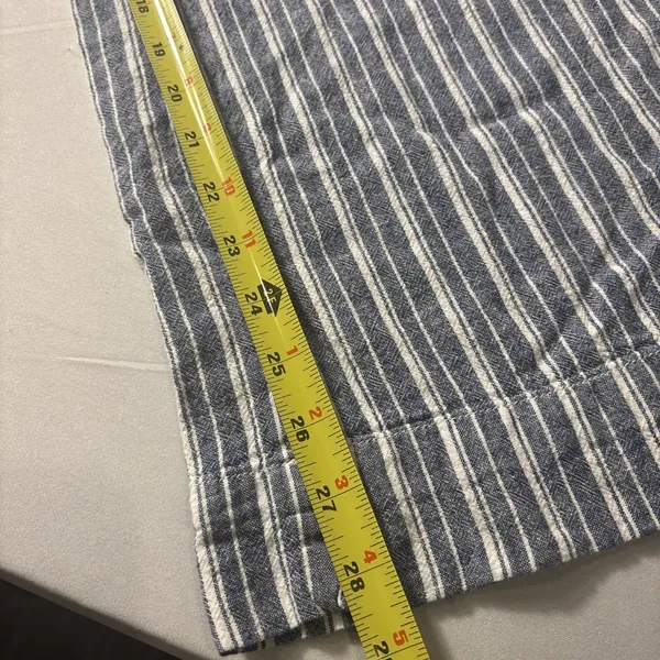 C EST 1946 Striped Wide‎ Leg Linen Blend Pants Medium Beachy Coastal Hippie Boho - Image 7