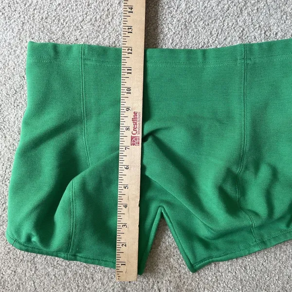 Maeve by Anthropologie Corset Style Crop Top Strapless Green Women's Size Large - Image 10