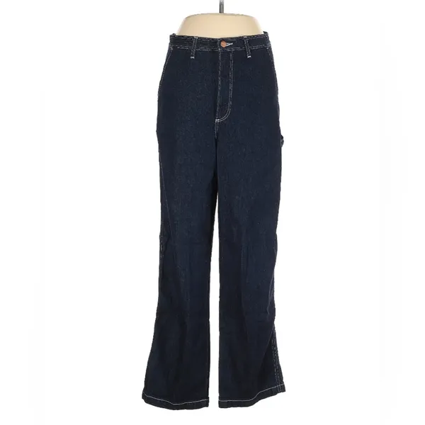 Anthropologie Wrangler Casey Jones Carpenter Barrel Jeans Size 30x31 Wide Leg High Rise Baggy - Image 5