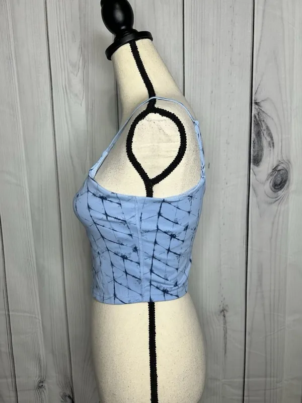 Tavi Women's Sz S Support Studio Yoga Cami Sports Bra Blue - Image 5