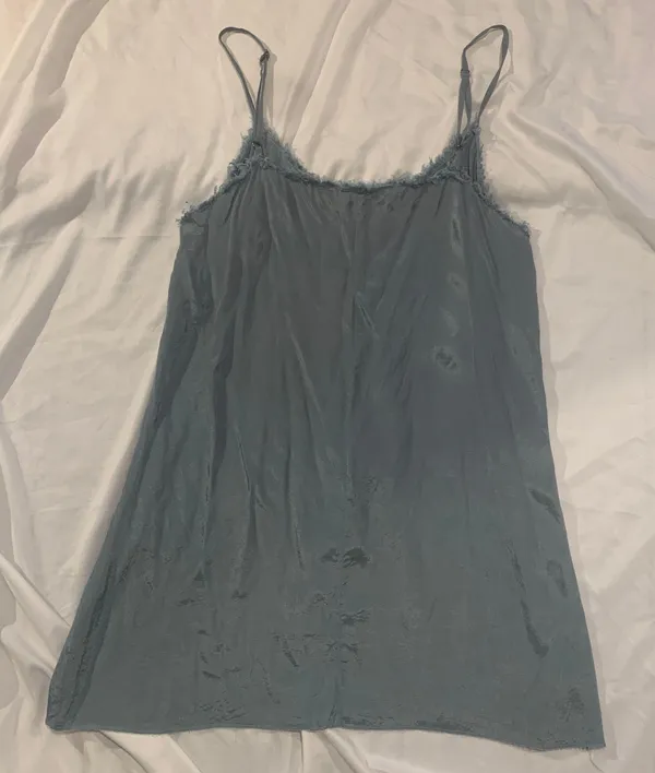 Free People blue slip dress - Image 4