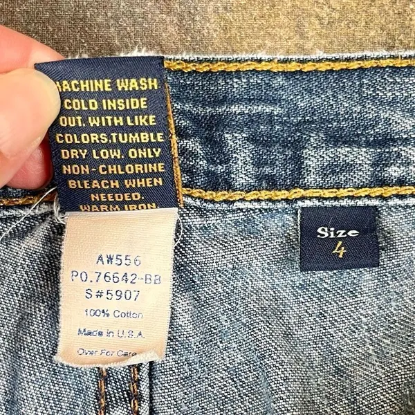 Abercrombie Button Up Capri Denim Jeans 4 - Image 7