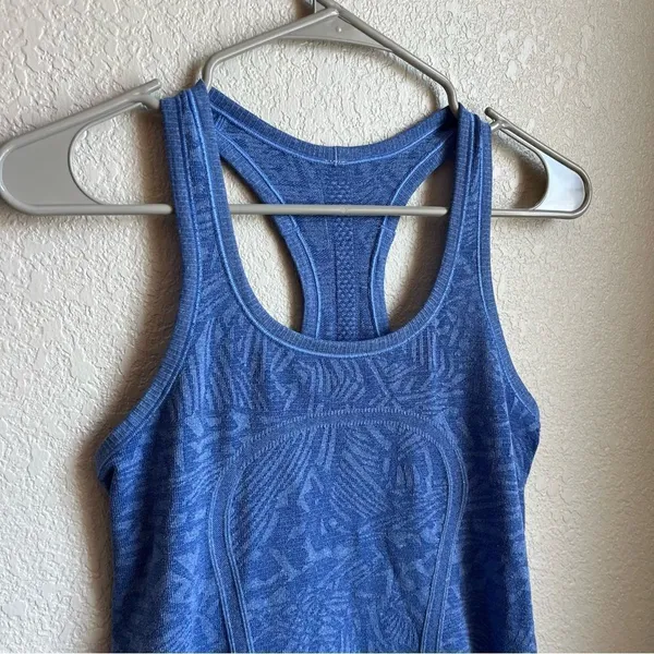 Lululemon Swiftly Tech Racerback Heathered Harbor Blue - Image 5