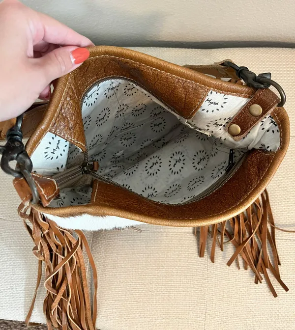 Myra Bags Cowhide Cross Body Purse - Image 3