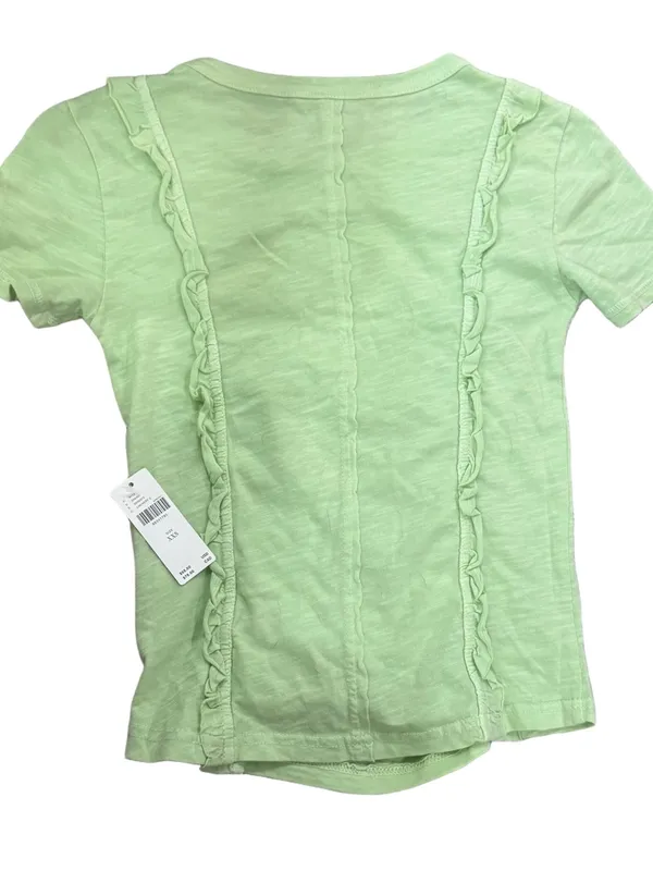 NWT Pilcro Green Ruched Short Sleeve Tee - Image 3