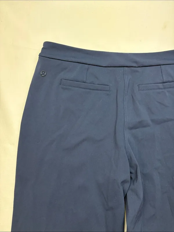 Lululemon size large women's tapered leg mid rise pant 7/8 length luxtreme navy - Image 11