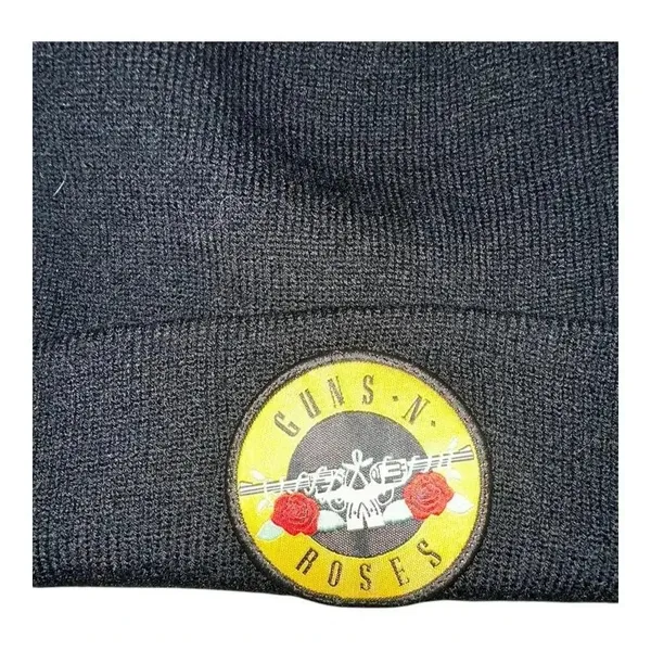 Guns N Roses Black Beanie Hat - Forever 21‎ - Image 3