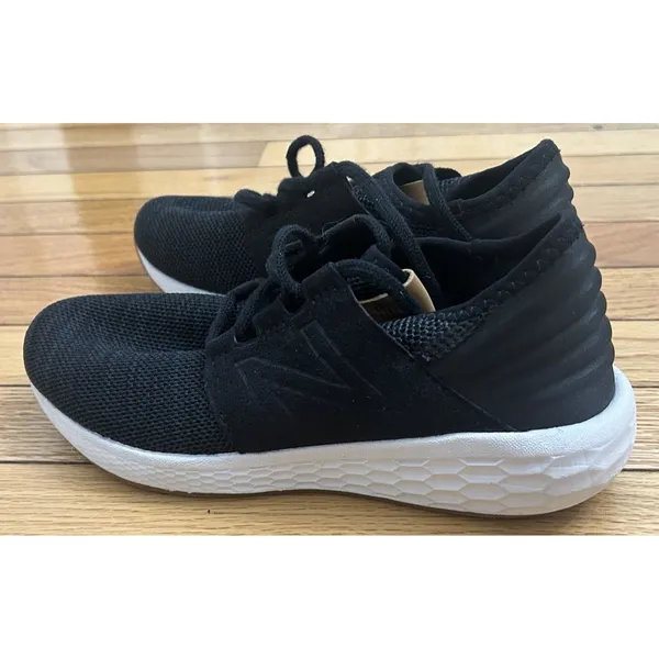 New Balance Fresh Foam Cruz v2 Knit Sneakers (WCRUZKB2) Women Sz 7 Black Shoes - Image 2