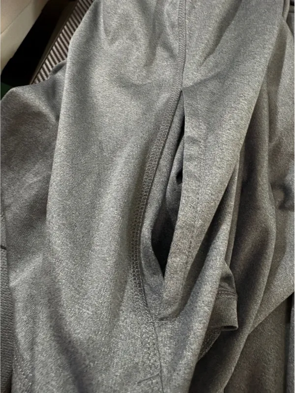 Chicago Blackhawks Women’s XL Gray Red Quarter Zip Pullover NHL - Image 6