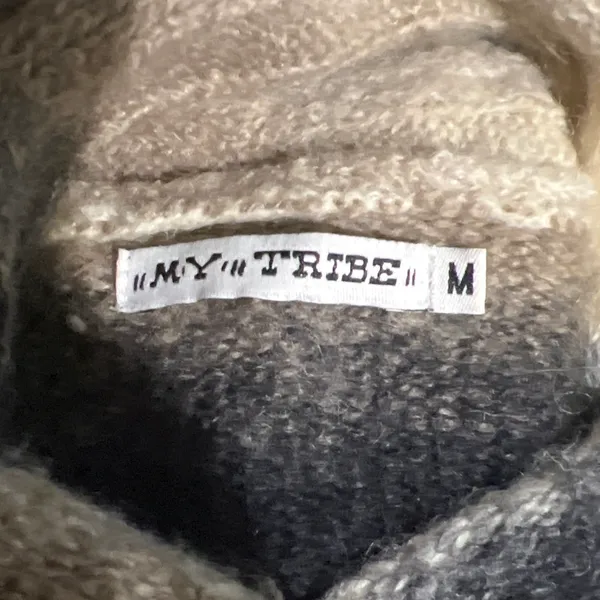 My Tribe Ombré Tan Knit Cardigan - Image 3