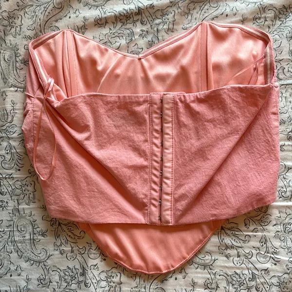 Pink corset top Size M - Image 2