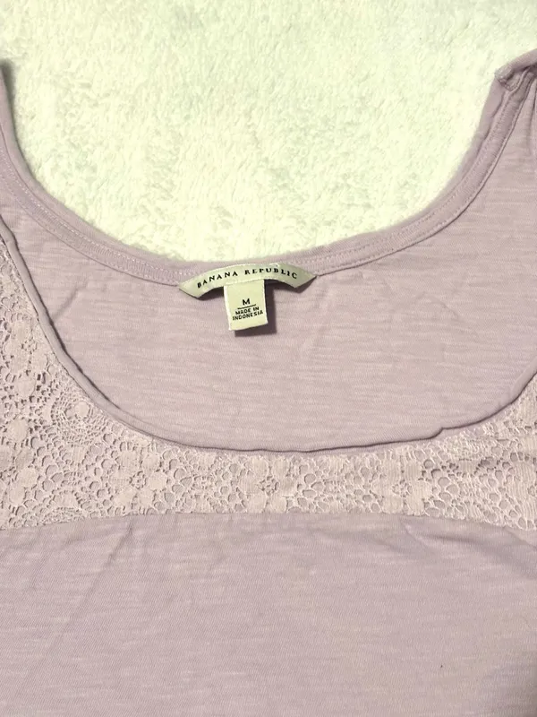 Purple Banana Republic Tank Top - Image 3