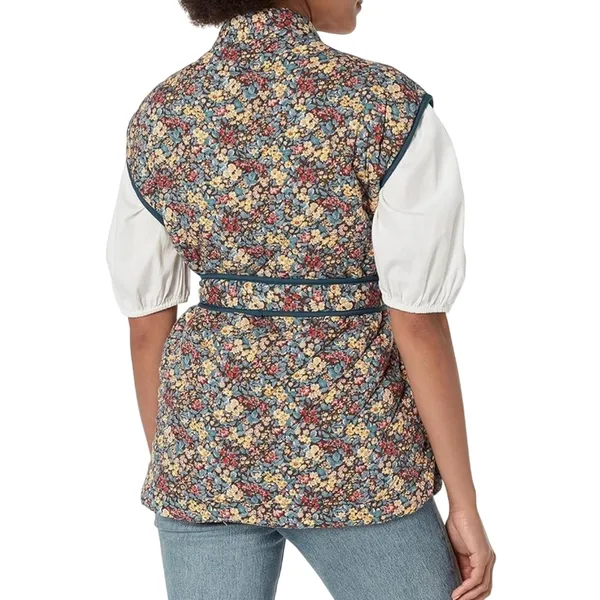 BLANK NYC Quilted In Bloom Wrap Belted Jacket Vest Size M New w Tag MSRP $98 SOO - Image 8