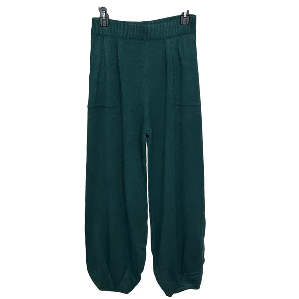 Women's Large 2-Piece Knit Set‎ Warm High-Collar Sweater & Barrel Leg Pants - Image 5