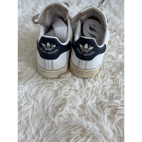 Adidas Stan Smith White Leather Sneakers Low‎ Top Women's Casual Tennis Shoes - Image 5