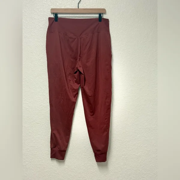 SAGE COLLECTIVE Burgundy Joggers Size Large - Image 2