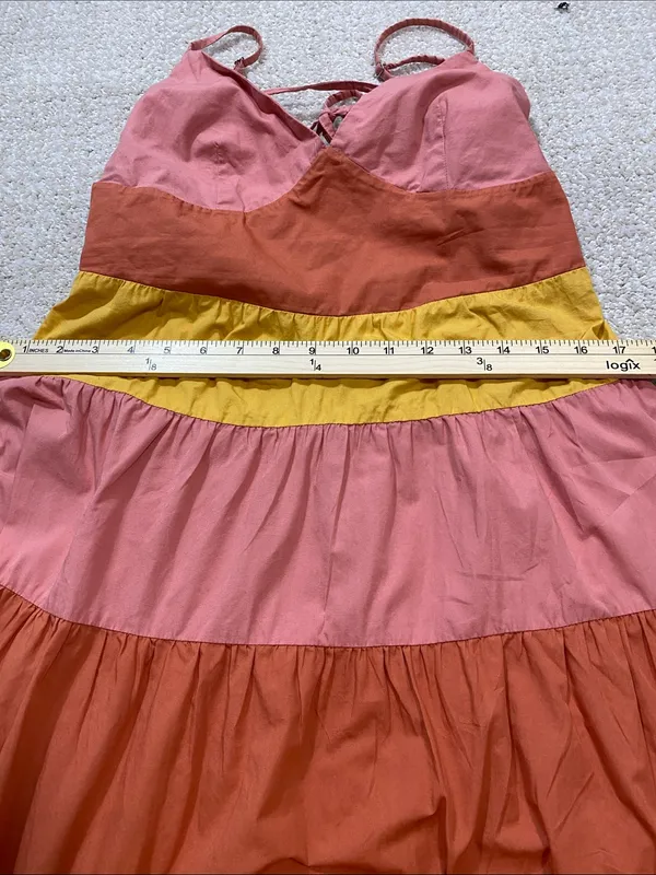 Tiered Colorblock Maxi Dress - Image 12
