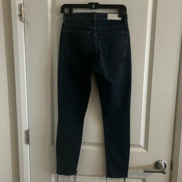 RE/DONE Original High Rise Ankle Crop Stretch Jeans Size 26 - Image 4