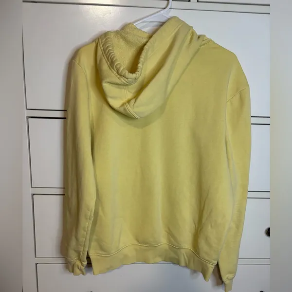 GAP Hoodie Sweatshirt Yellow Size Small - Image 2