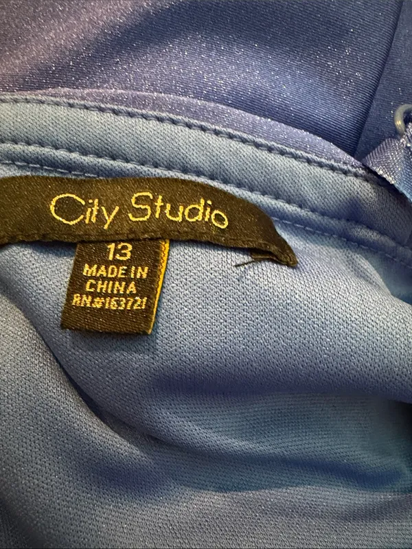 CITY STUDIO blue dress nwt - Image 5