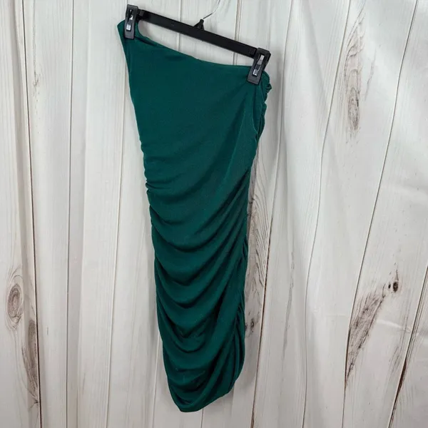 Lucy in the Sky Women’s XS Green One Shoulder Dress - Image 4