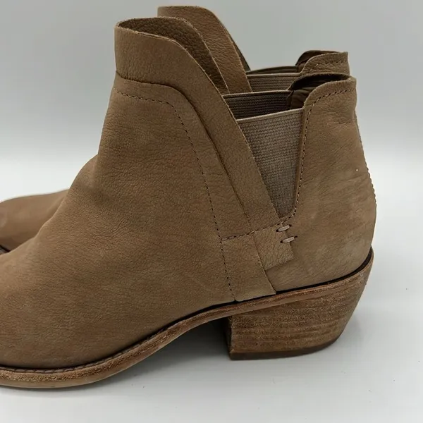 Dolce Vita Leather Ankle Booties Sz‎ 8 A21 Tan - Image 4