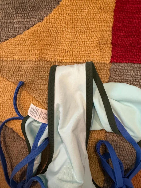 NWOT Aerie Cheeky Bikini Bottom Swim Swimwear Tie Side Mint Size Medium - Image 3
