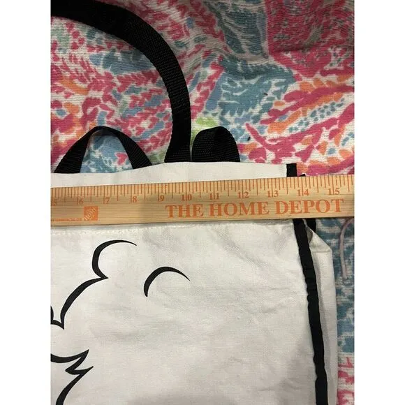 Vintage Walt Disney World Mickey Mouse‎ Silhouette Canvas Tote Bag - Image 9