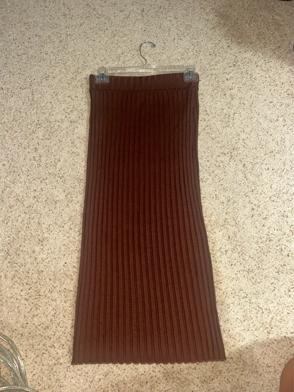 Brown Pencil Skirt Size XS - Image 3