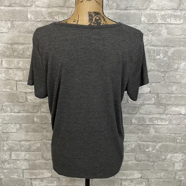 Maurices 24/7 Ribbed Short Sleeve Top - Image 3