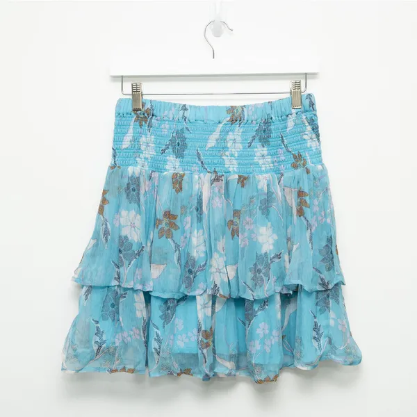 Dolan - Ellie Floral Print Smocked‎ Tiered Skirt - Image 3
