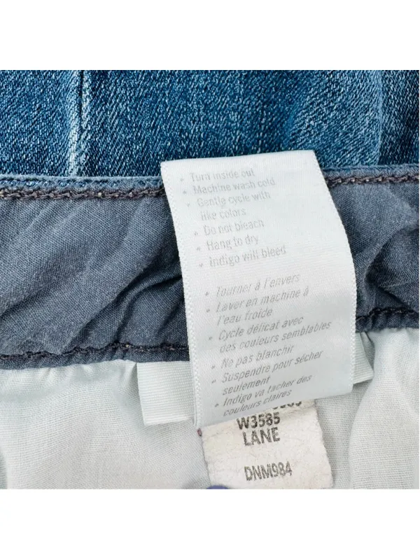 Paige Manhattan Boot Cut Jeans Size 32 Tall Lane Wash Medium Blue - Image 6