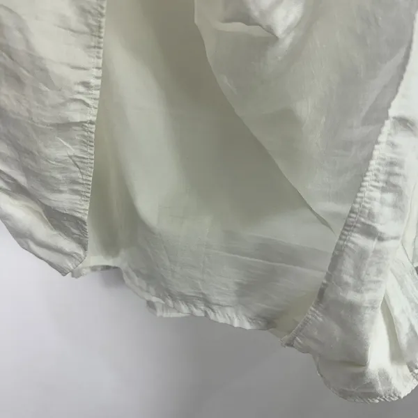 Pookie & Sebastian Skort Womens Large White Elastic Waist Flowy Mini Boho Beachy - Image 10