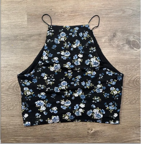 Forever 21 Floral Crop Tank Top - Image 5