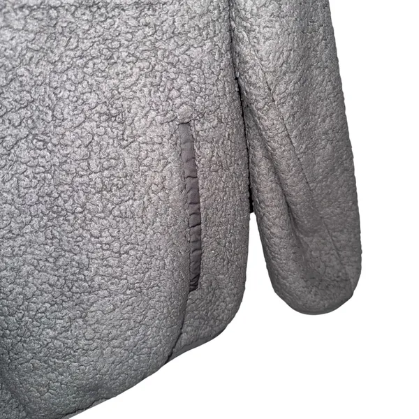 Patagonia Los Gatos Hooded Fleece Pullover Womens Large Gray Excellent‎ 1/4 Zip - Image 3