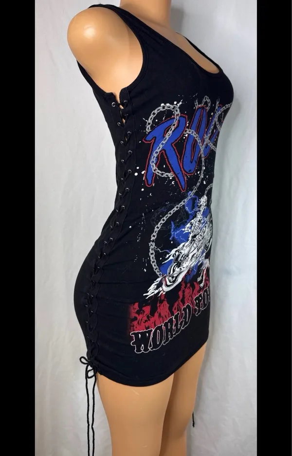 FashioNova Grunge mini dress - Image 4