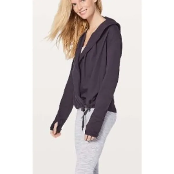 Lululemon Ready to Rulu Wrap Hoodie Sz. 8 - Image 2