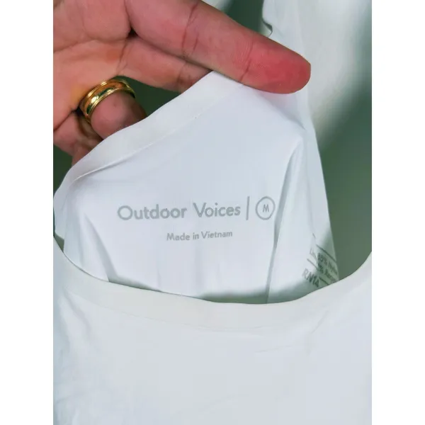 NWT Outdoor Voices Exercise Dress Size M White Lined Shorts Pickleball Tennis - Image 4