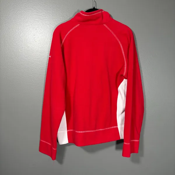 Detroit Red Wings RBX Women's Red & White Fleece Jacket - Size Large - Full Zip - Image 8