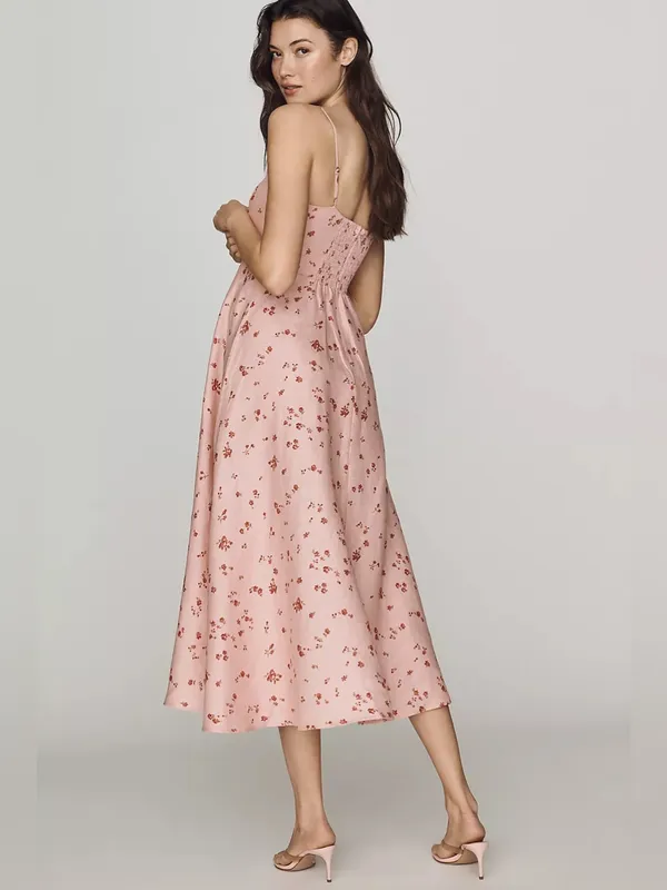 New Reformation Monette Strapless Midi Dress size 6 - Image 9