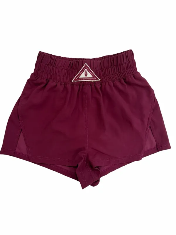 Free People Movement Next Round Athletic Shorts XS Pockets Berry - Image 4