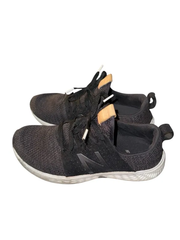 New Balance Knit Athletic Sneakers with Tan Tongue Tags - Image 4