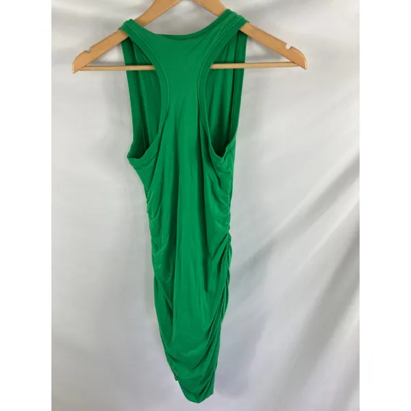 Babaton Green Racerback Bodycon Ruched Side Dress Size XS - Image 3