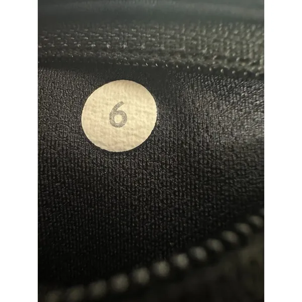 Lululemon Speed Shorts Dandy Digie Porcelain Black Blue Women's Size 6 - Image 4