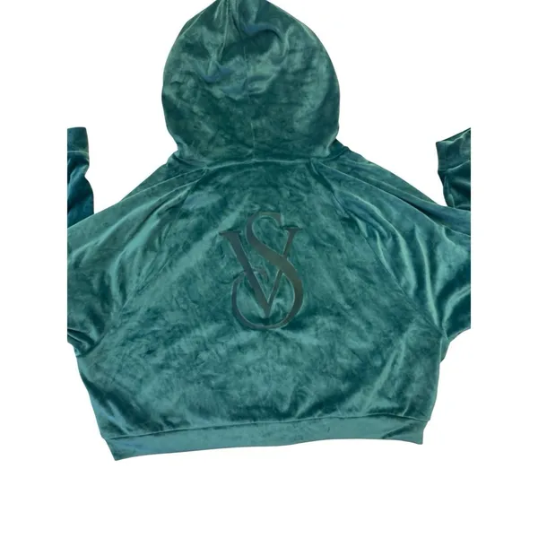 Victoria's Secret Green 2 Piece‎ Velour Tracksuit Outfit Y2K Inspired Size XXL - Image 4