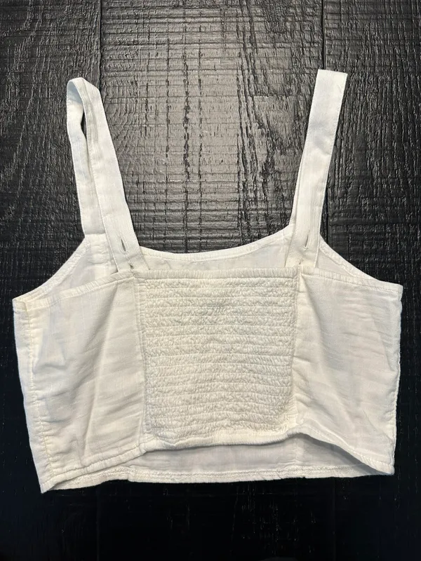 Aerie Linen Crop Top - Image 2