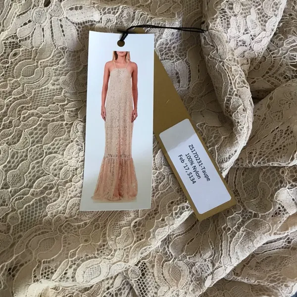 Lace Halter Mermaid Formal Prom Wedding Gown Dress - Image 2
